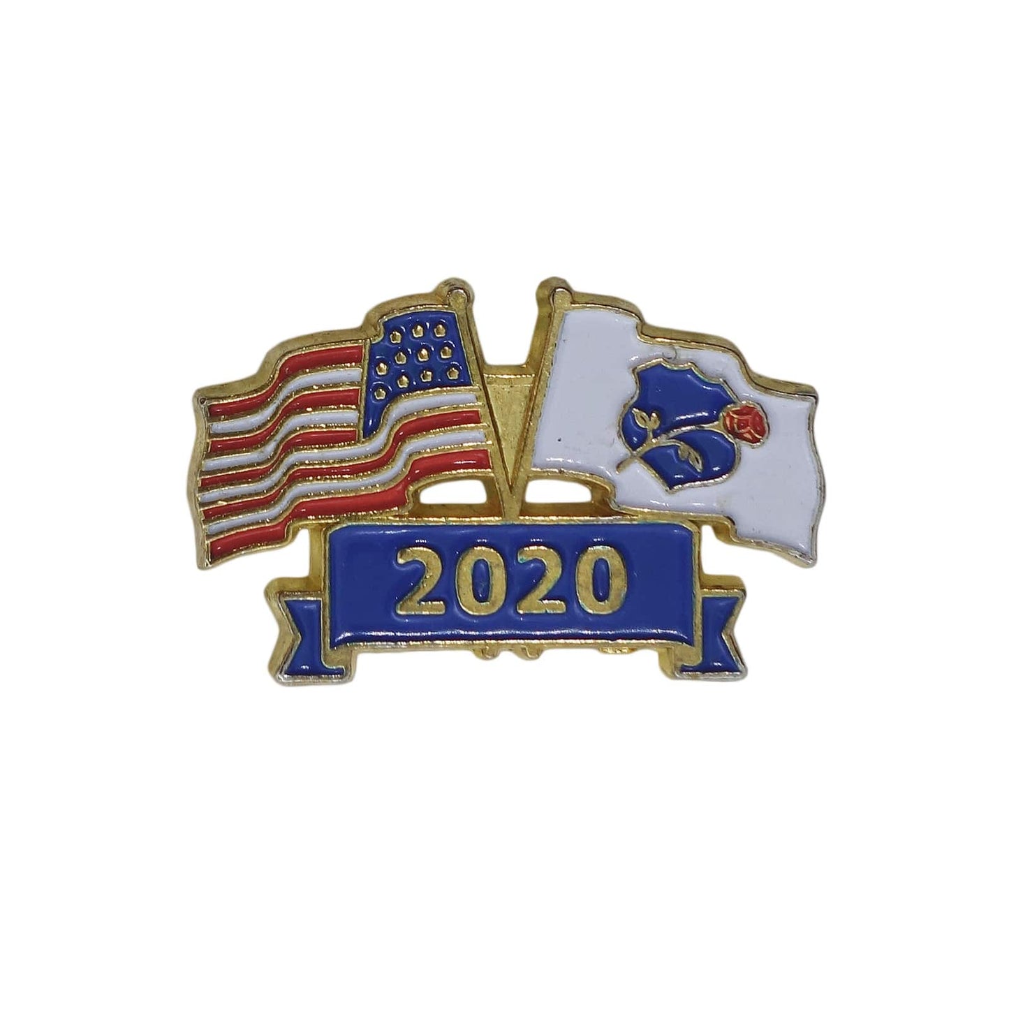 星条旗 × NLEOMF旗 ピンズ 2020 フラッグ 留め具付き