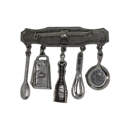 LE CHEF ブローチ 調理器具 JONETTE JEWELRY