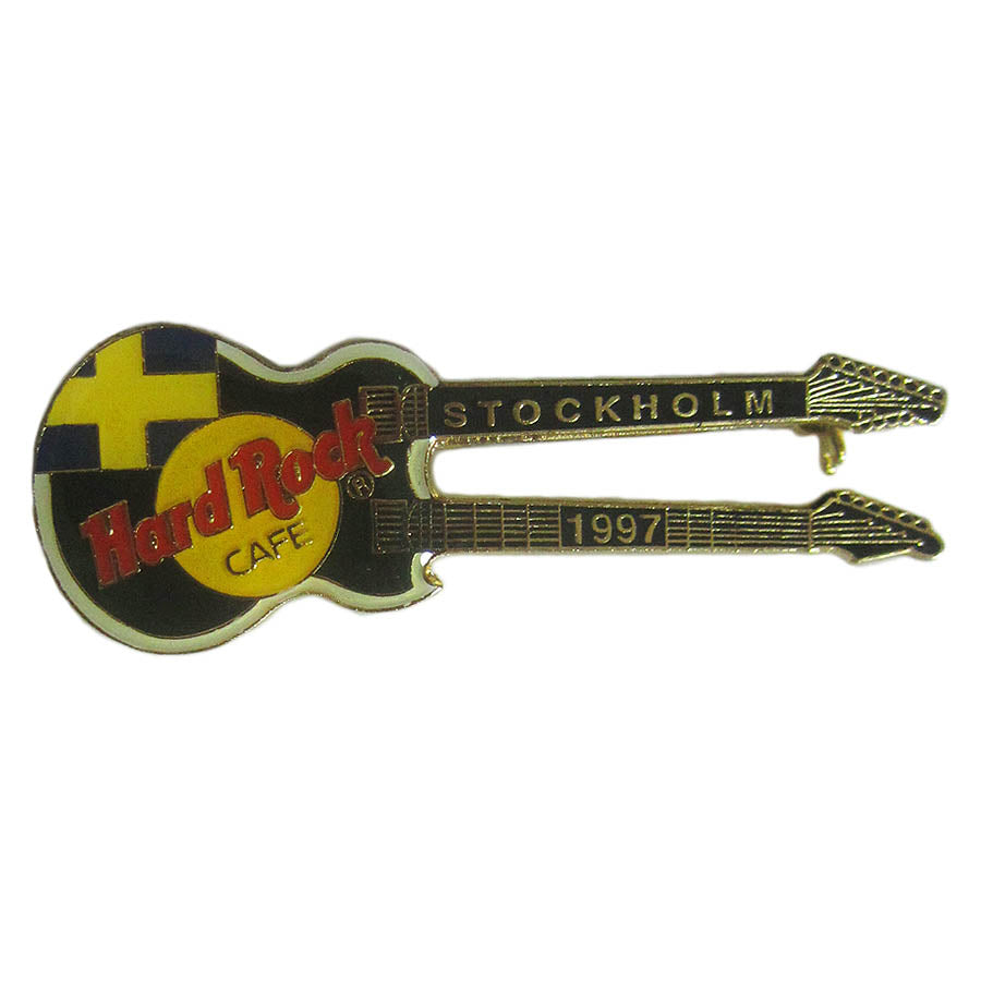 ブローチ ピン Hard Rock CAFE ハードロックカフェ　ストックホルム ギター