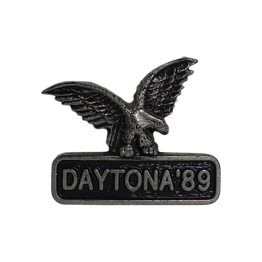 DAYTONA '89 バイカー ピンズ デイトナ イーグル 留め具付き