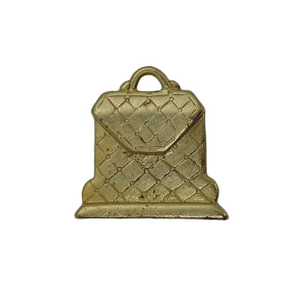 バッグ ピンズ 金色 留め具付き