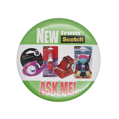 NEW from Scotch スコッチ 缶バッジ バッチ ASK ME!