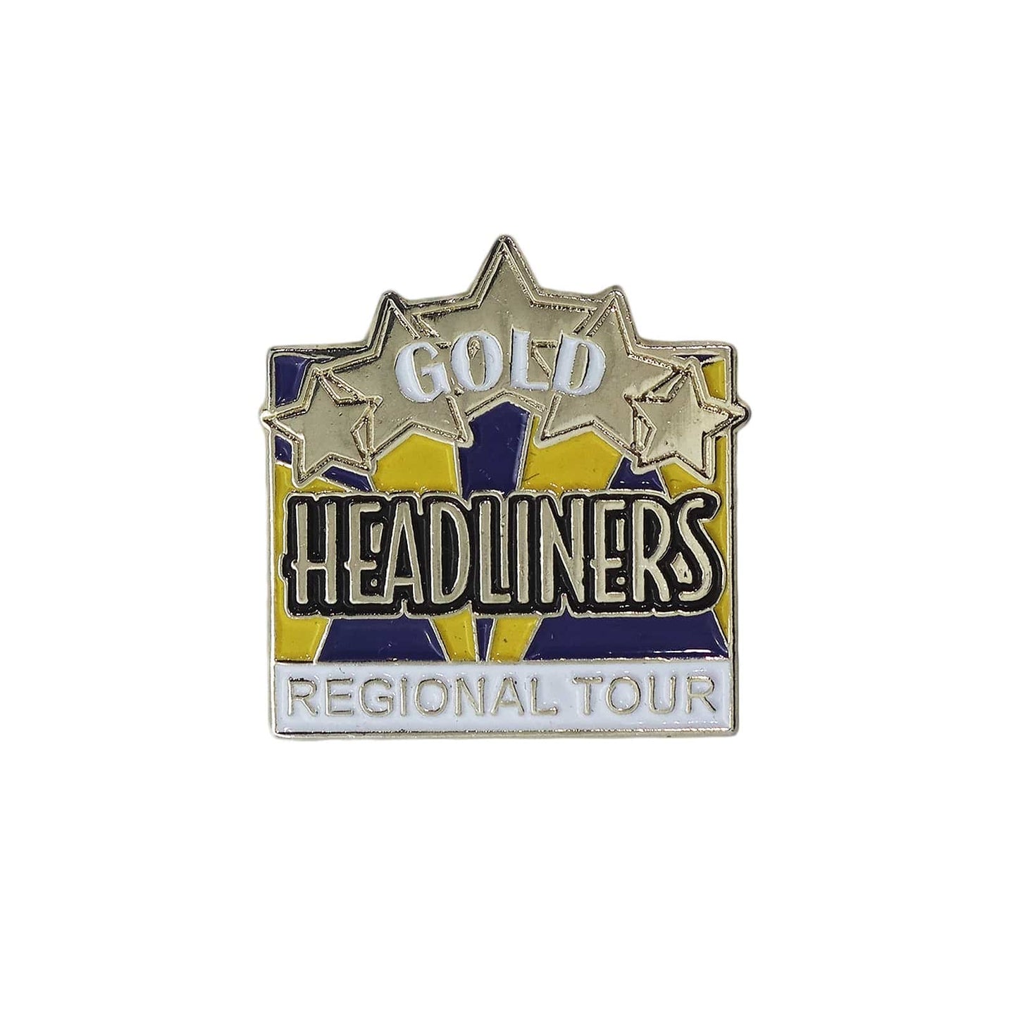 HEADLINERS ダンス ピンズ REGIONAL TOUR 留め具付き