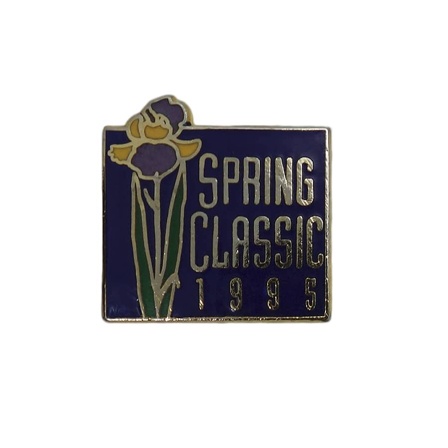 SPRING CLASSIC 1995 RUN WALK ピンズ 花 留め具付き