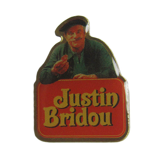 ピンズ Justin Bridou ソーセージ おじさん フランス　留め具付き