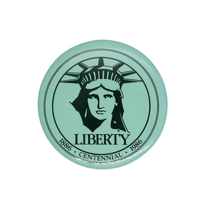 LIBERTY 自由の女神像 100周年 缶バッジ バッチ