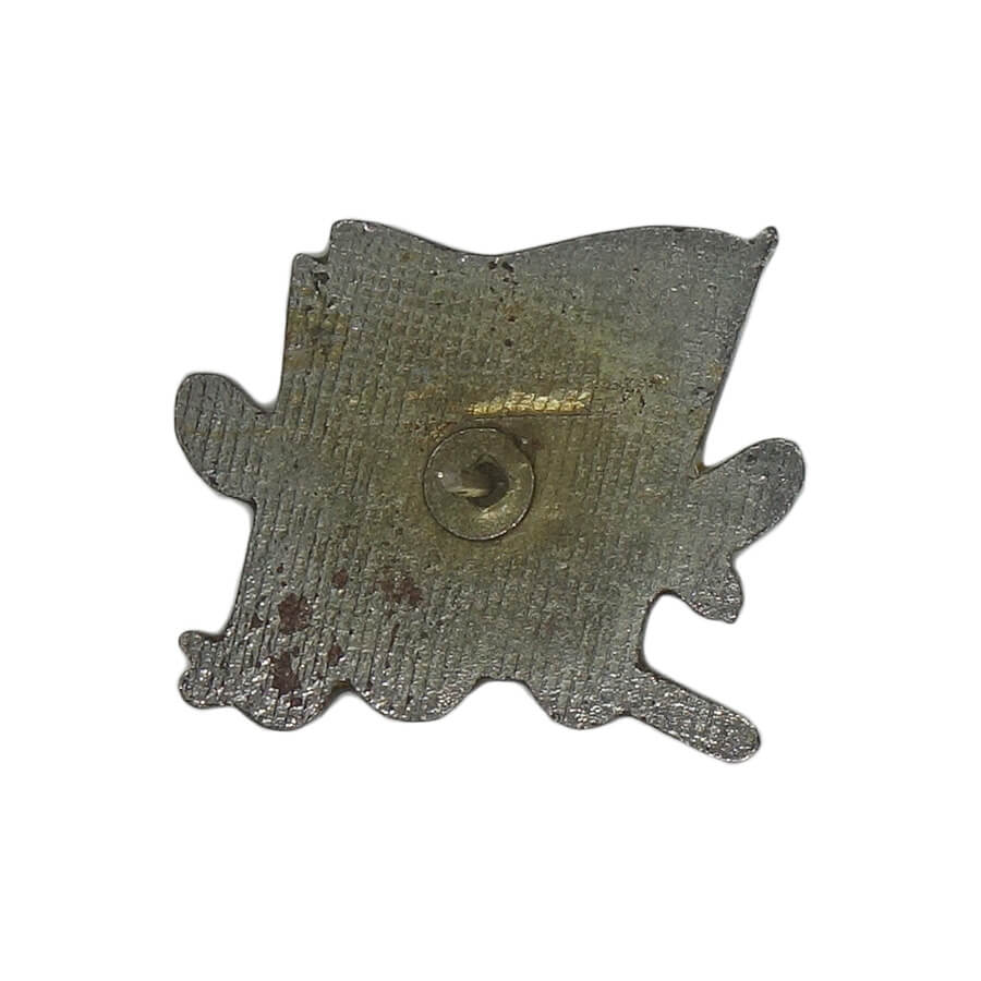 スカル ピンズ 南部旗 スカル 髑髏 留め具付き レトロ