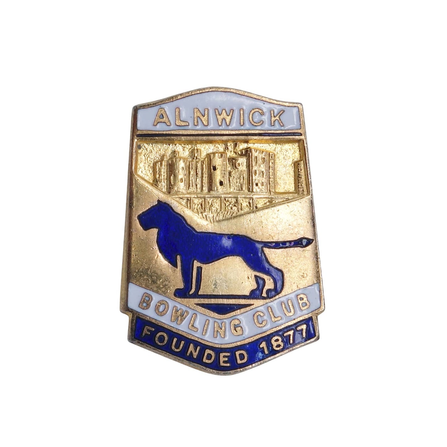 ALNWICK BOWLING CLUB ピンバッジ ブローチ 英国 ローンボウルズクラブ