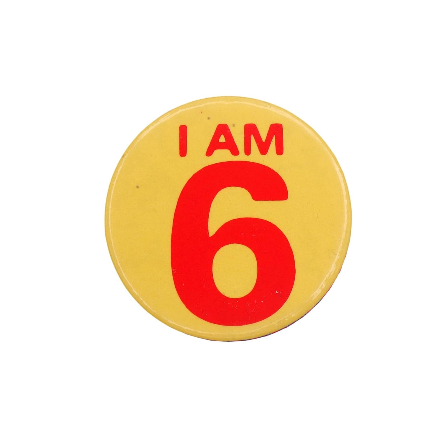 I AM 6 缶バッジ バッチ 6歳 誕生日