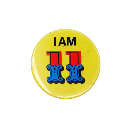 I AM 11 缶バッジ バッチ 11歳 誕生日