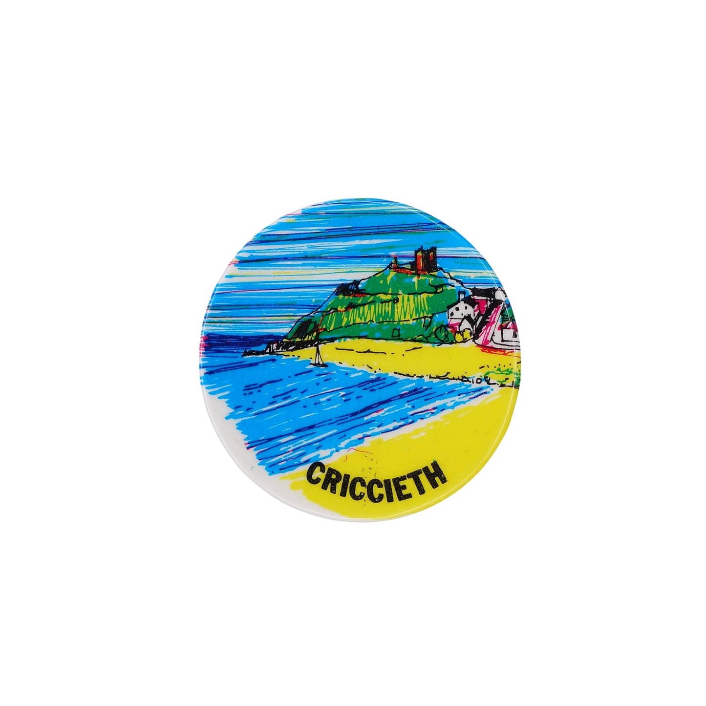Criccieth クリクキエス 缶バッジ バッチ
