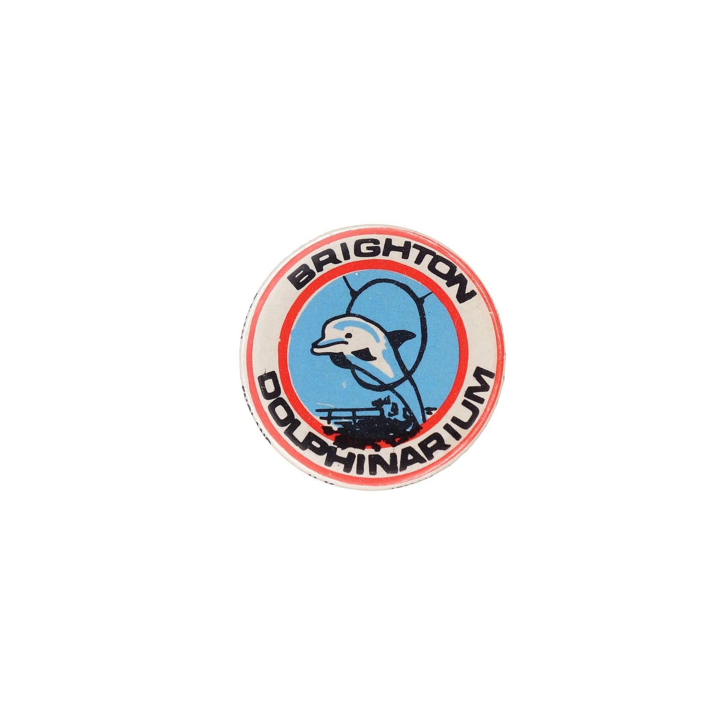 BRIGHTON DOLPHINARIUM 水族館 缶バッジ バッチ イルカ