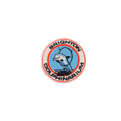 BRIGHTON DOLPHINARIUM 水族館 缶バッジ バッチ イルカ