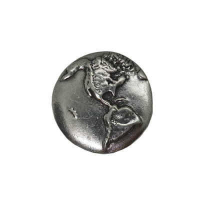 Danforth Pewter 世界地図 地球儀 ピューター ピンズ 1992