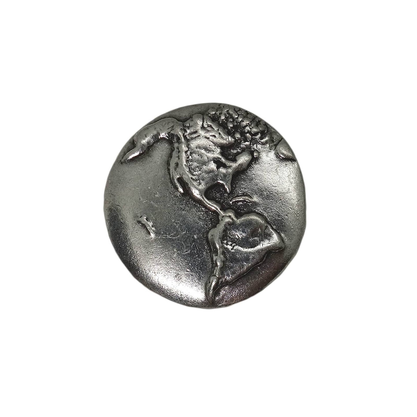 Danforth Pewter 世界地図 地球儀 ピューター ピンズ 1992