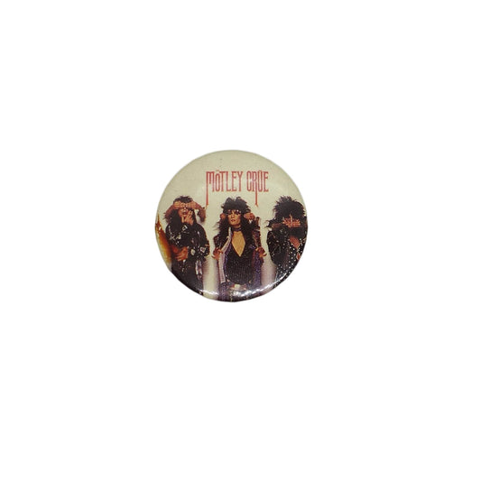 MOTLEY CRUE モトリークルー 缶バッジ バッチ ヘヴィメタルバンド