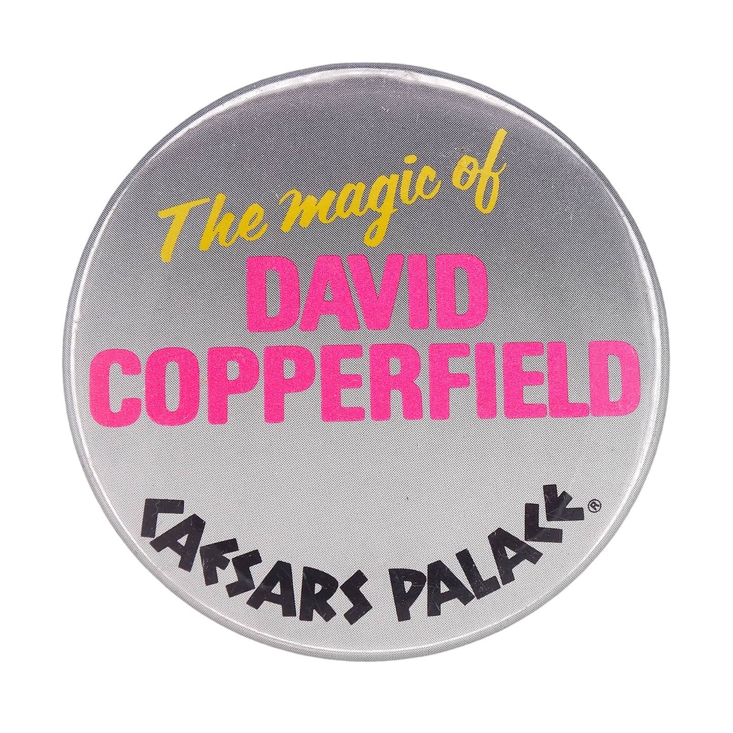 David Copperfield デビッド・カッパーフィールド 缶バッジ マジシャン