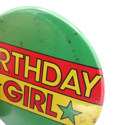 BIRTHDAY GIRL 缶バッジ バッチ 誕生日