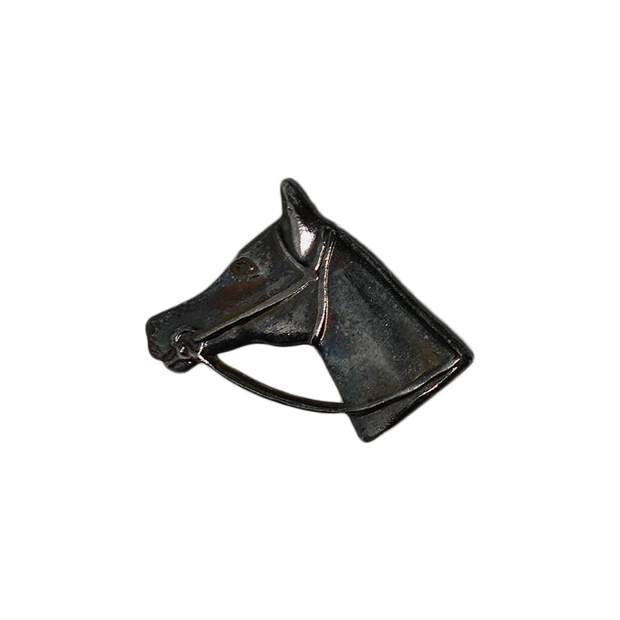 馬 ピンズ 動物 留め具付き ビンテージ