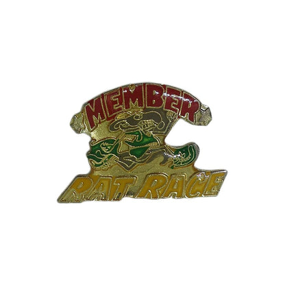 RAT RACE ピンズ MEMBER  留め具付き ビンテージ