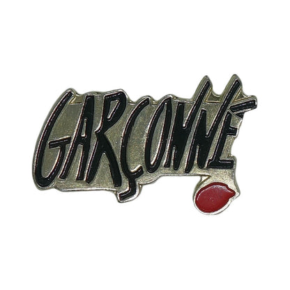 ピンズ フランス・香水銘柄 Eau Jeune GARCONNE ロゴ 留め具付き