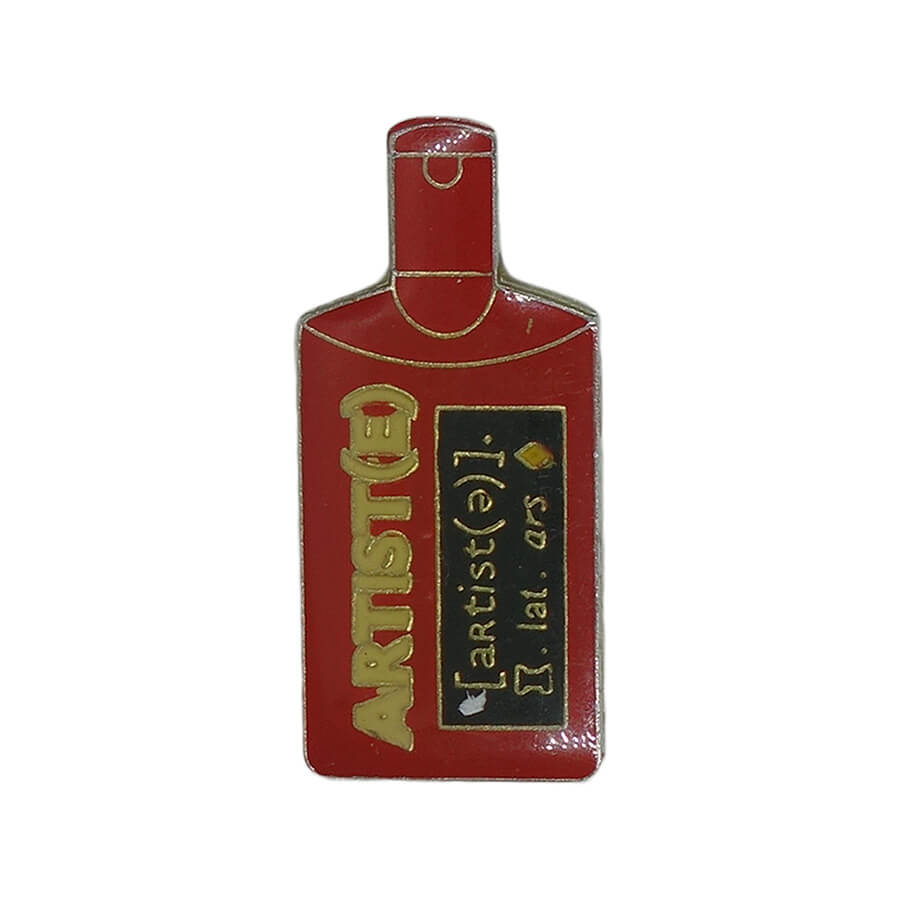 ピンズ Artist(e) ボトル型 留め具付き