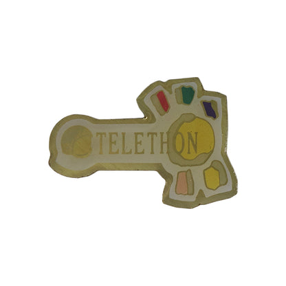 TELETHON ピンズ チャリティーイベント 留め具付き