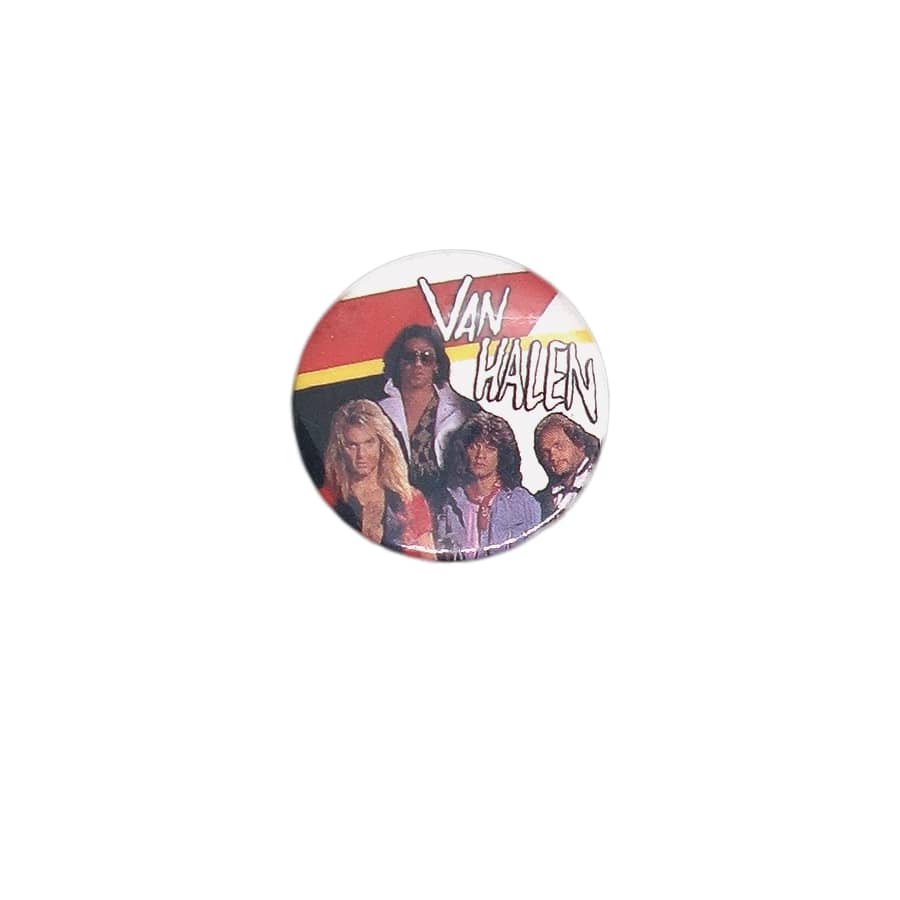 VAN HALEN ヴァン・ヘイレン 缶バッジ ハードロックバンド