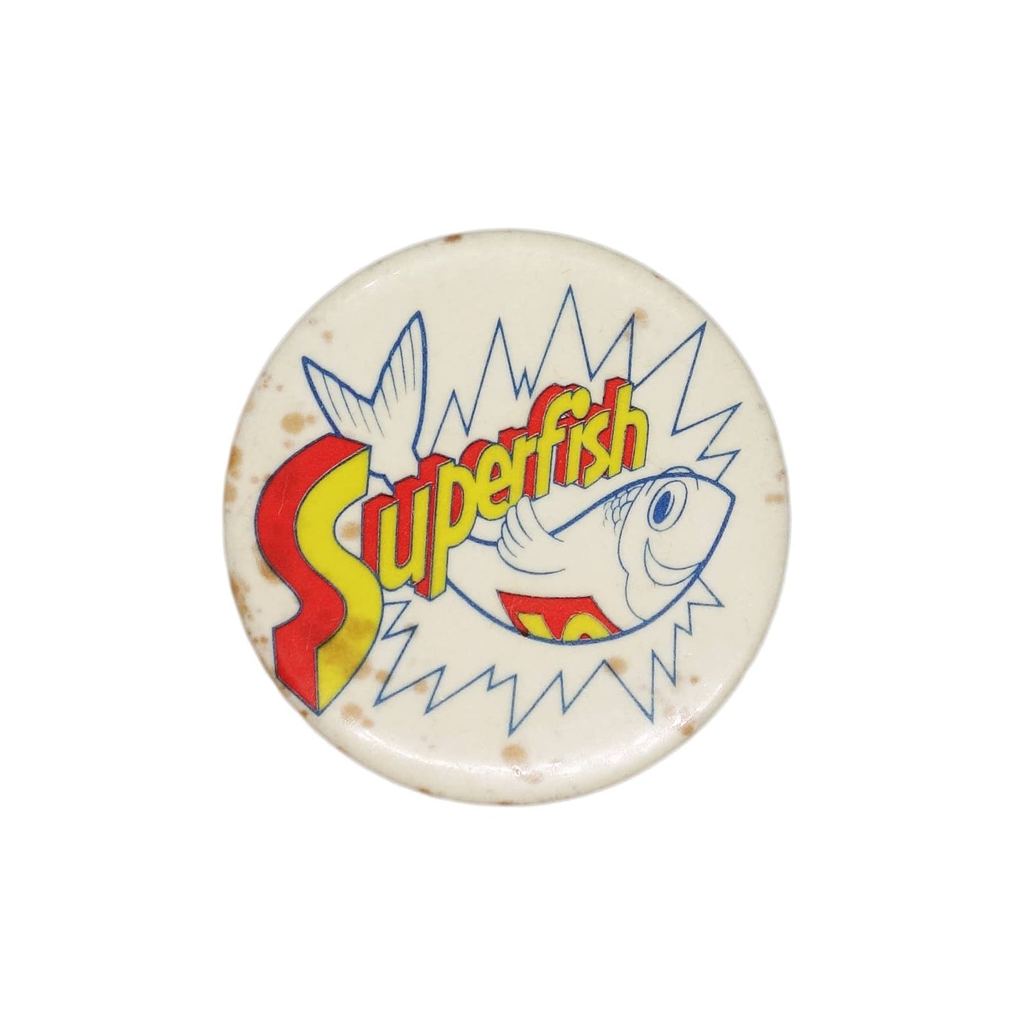 Superfish 缶バッジ バッチ 魚