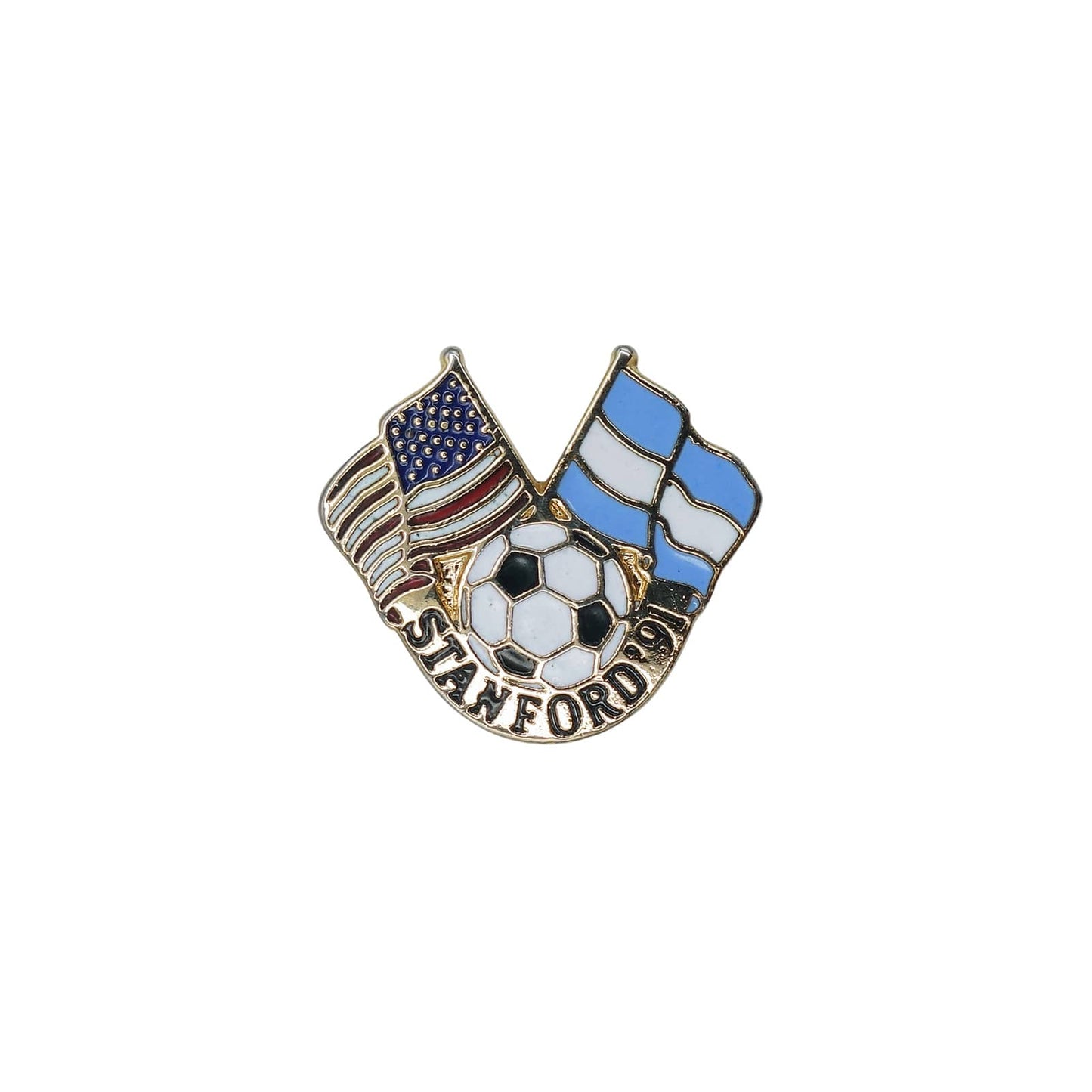 STANFORD '91 サッカー ピンズ