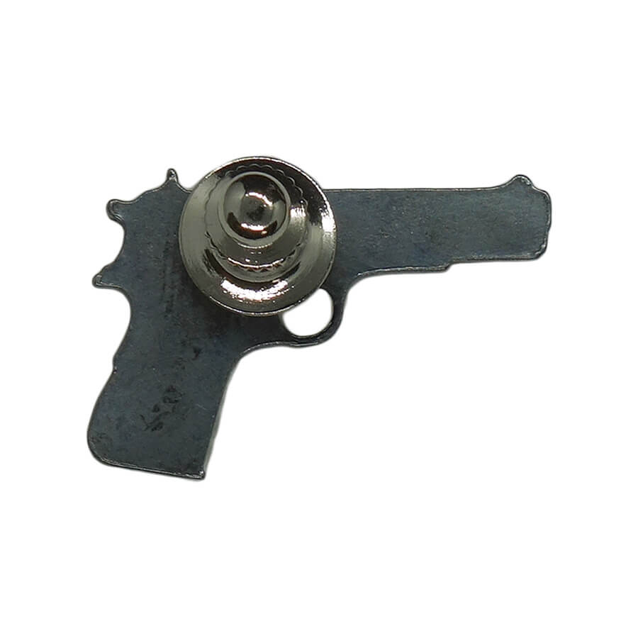 拳銃 ピンズ ピストル Colt Delta Elite 留め具付き