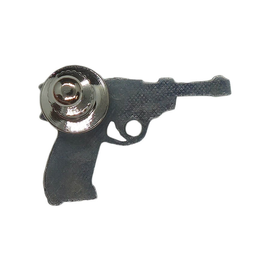 拳銃 ピンズ 鉄砲 ピストル 留め具付き