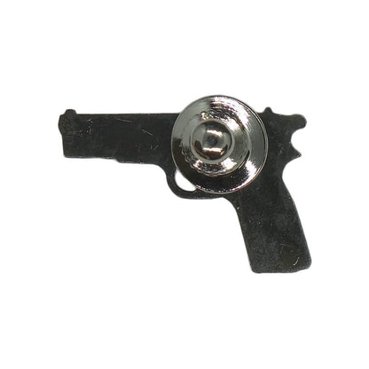 鉄砲 拳銃 ピンズ ピストル 留め具付き