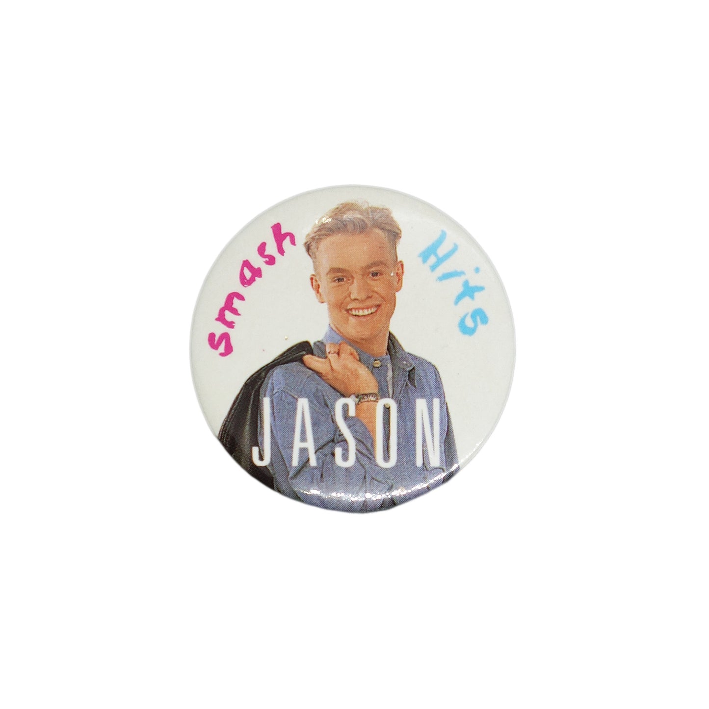 JASON DONOVAN ジェイソン・ドノヴァン 缶バッジ バッチ smash hits