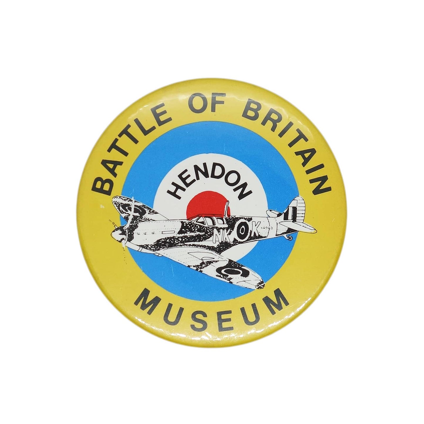 BATTLE OF BRITAIN MUSEUM 缶バッジ バッチ 戦闘機