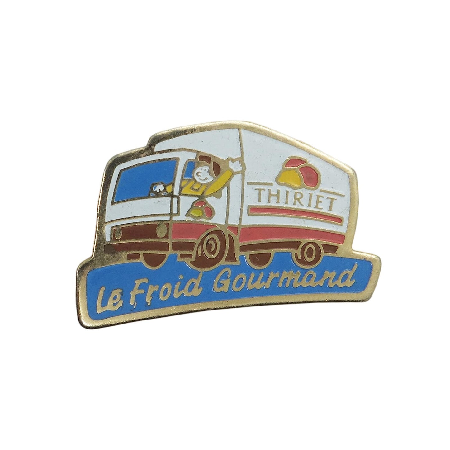 THIRIET 冷凍食品の配達車 ピンズ Le Froid Gourmand 留め具付き