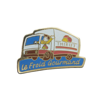 THIRIET 冷凍食品の配達車 ピンズ Le Froid Gourmand 留め具付き