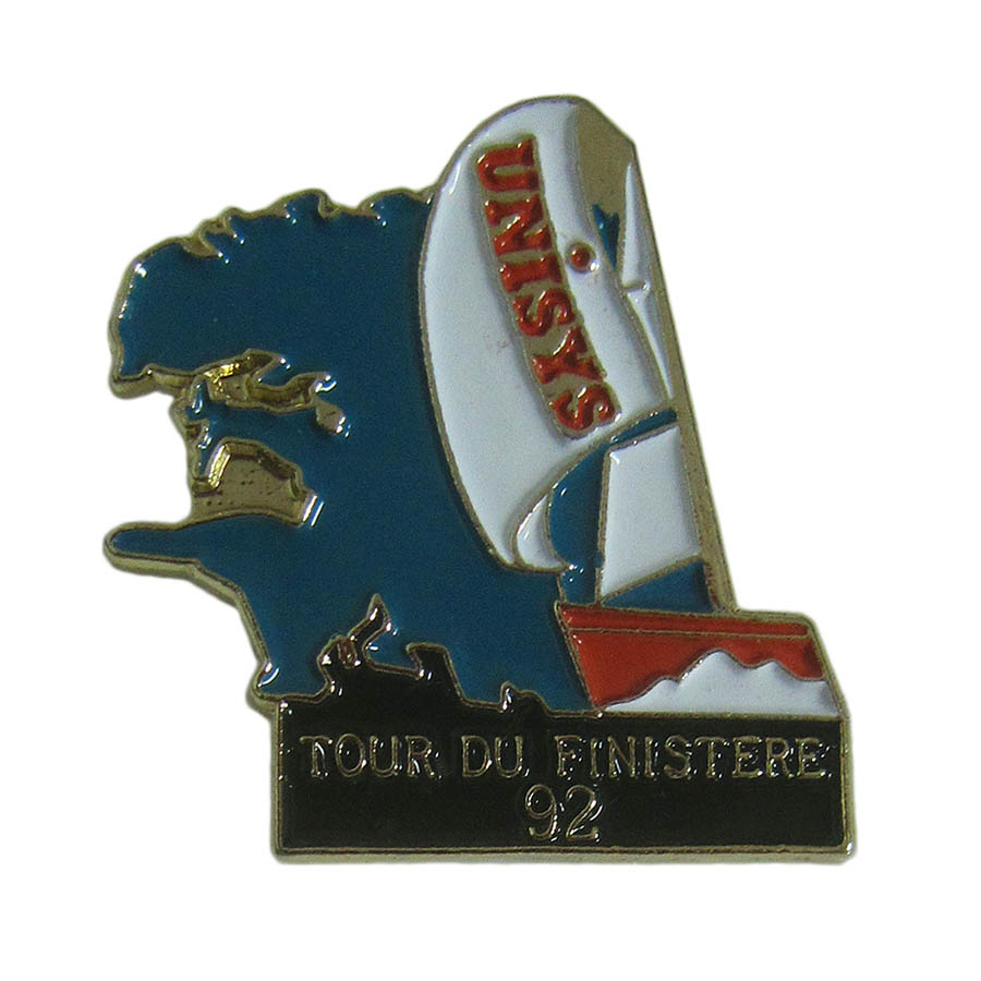 ピンズ ヨット レース TOUR DU FINISTERE フランス 留め具付き ピンバッジ