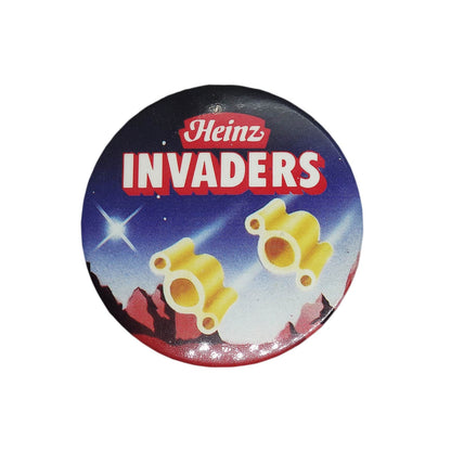 Heinz ハインツ INVADERS 缶バッジ バッチ