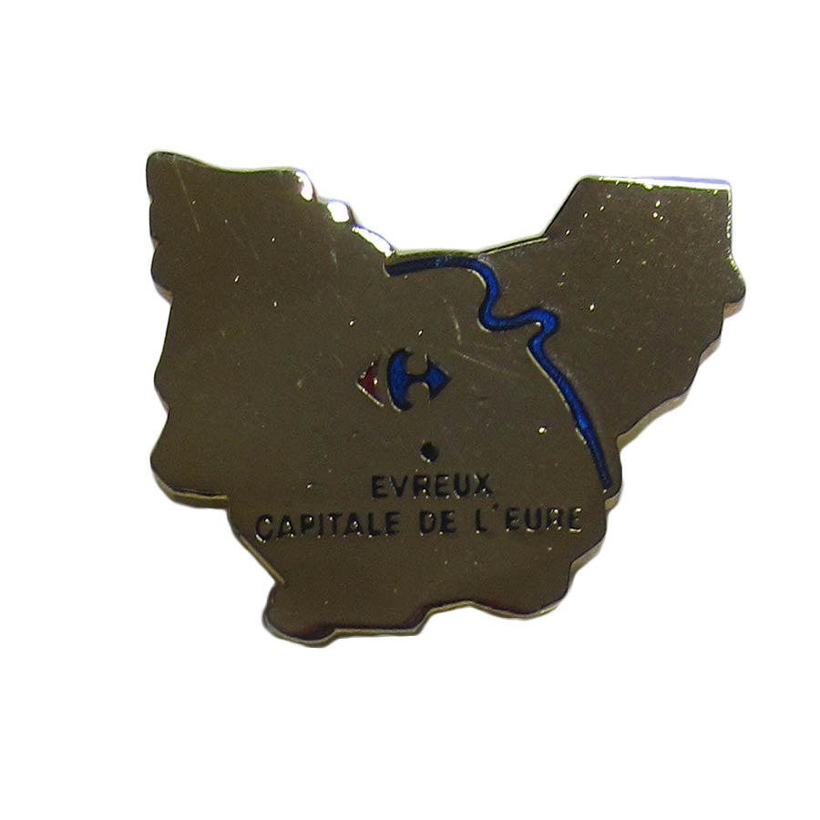 ピンズ スーパーマーケット Carrefour カルフール 地図型 フランス