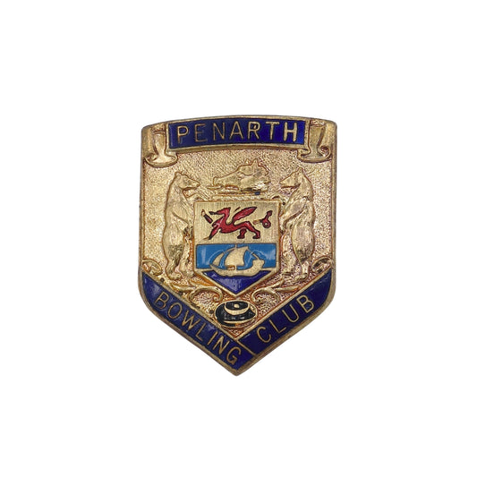 PENARTH BOWLING CLUB ボウリング ピンバッジ 英国 ローンボウルズクラブ