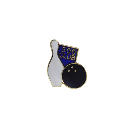 500 CLUB ボウリング ピンバッジ ブローチ