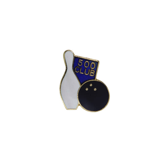 500 CLUB ボウリング ピンバッジ ブローチ