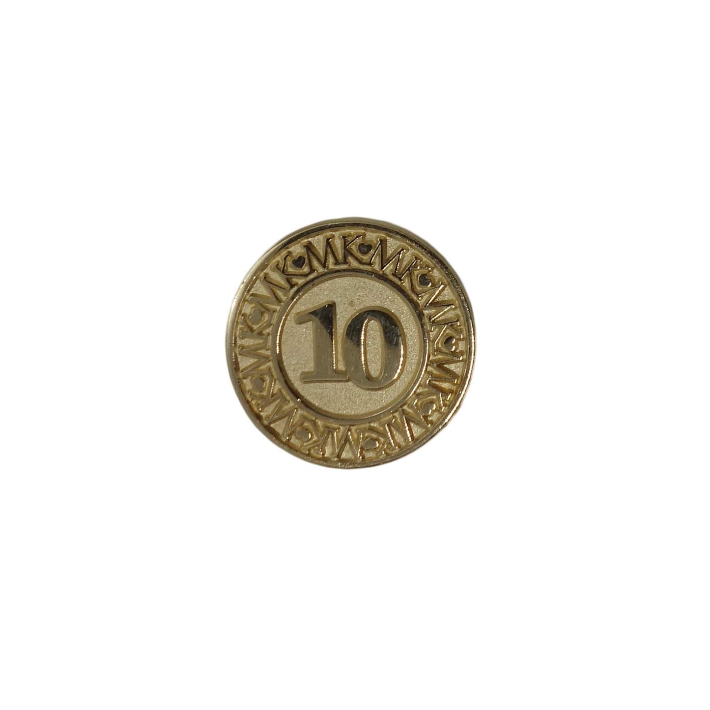 MARY KAY メアリー・ケイ ピンズ 10Year アワード 留め具付き