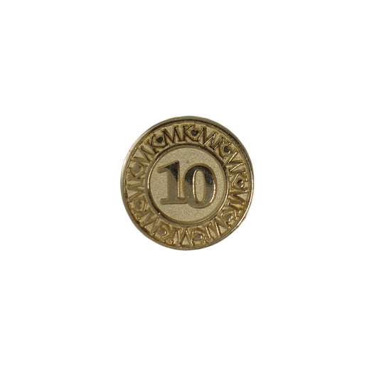 MARY KAY メアリー・ケイ ピンズ 10Year アワード 留め具付き