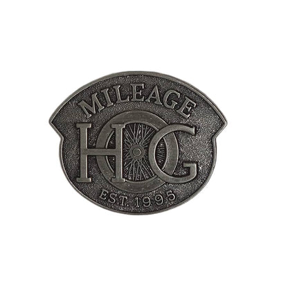 H.O.G. バイカー ピンズ MILEAGE ハーレーオーナーズグループ 留め具付き