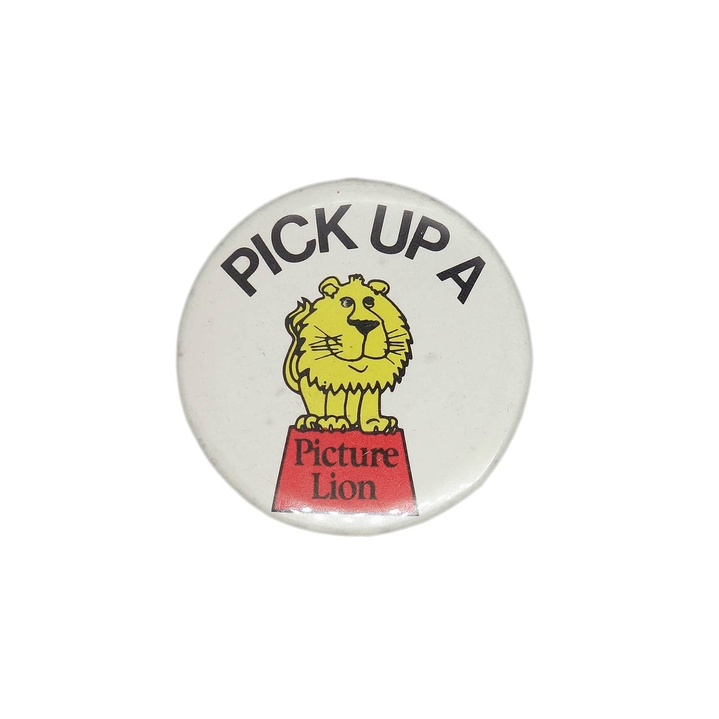PICK UP A Picture Lion 缶バッジ バッチ