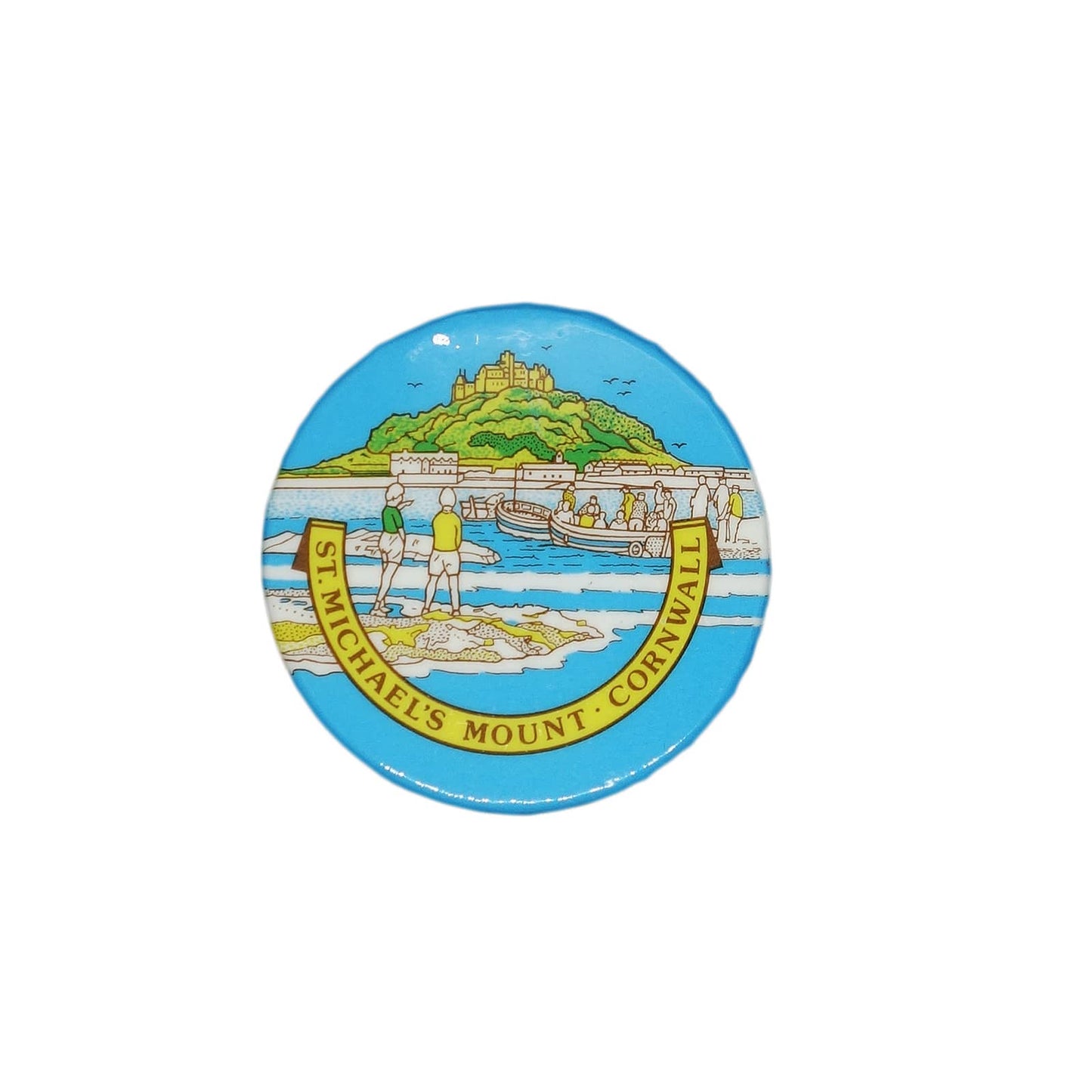 St. Michael's Mount Cornwall 缶バッジ バッチ