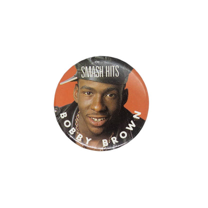 BOBBY BROWN ボビー・ブラウン 缶バッジ バッチ 音楽雑誌Smash Hits