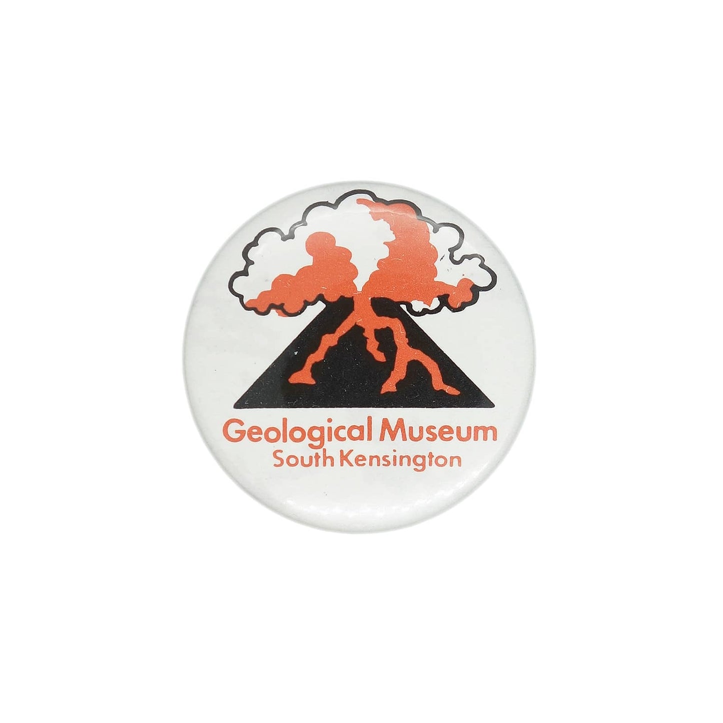 Geological Museum 缶バッジ バッチ 火山